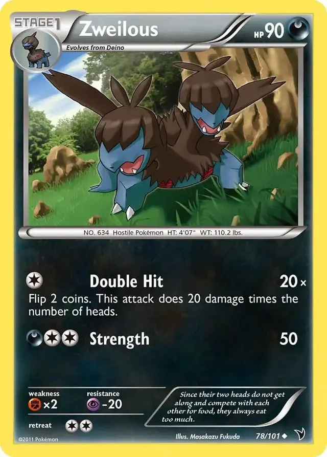 Zweilous - Pokemon Noble Victories #78