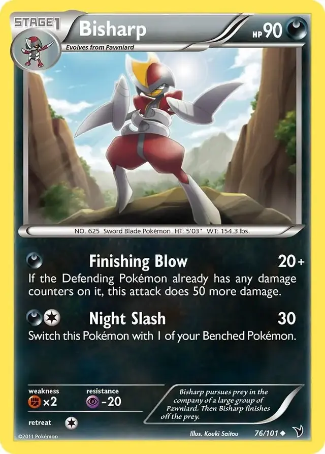 Bisharp - Pokemon Noble Victories #76