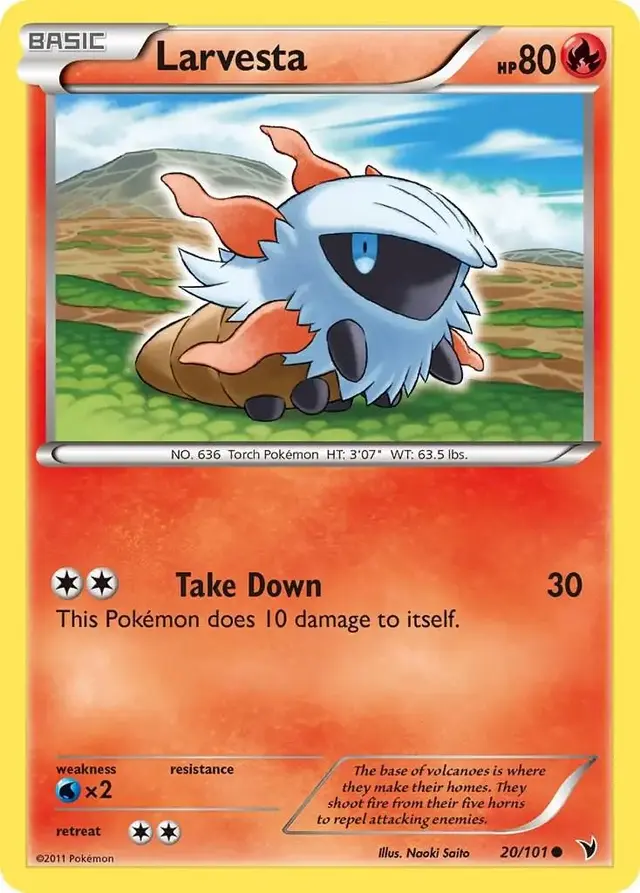 Larvesta - Pokemon Noble Victories #20