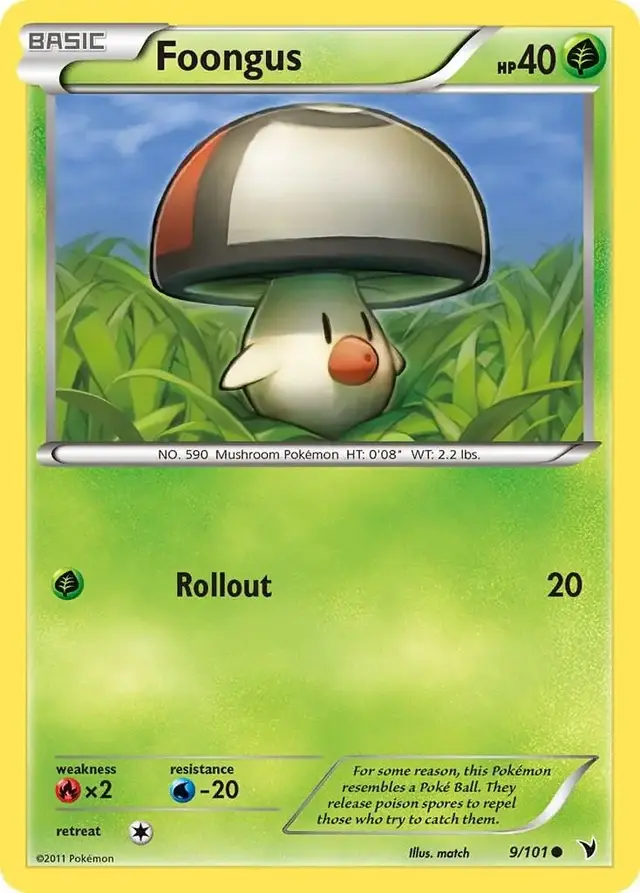 Foongus - Pokemon Noble Victories #9