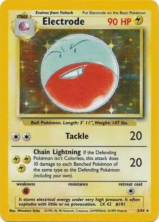 Electrode [No Symbol] - Pokemon Jungle #2