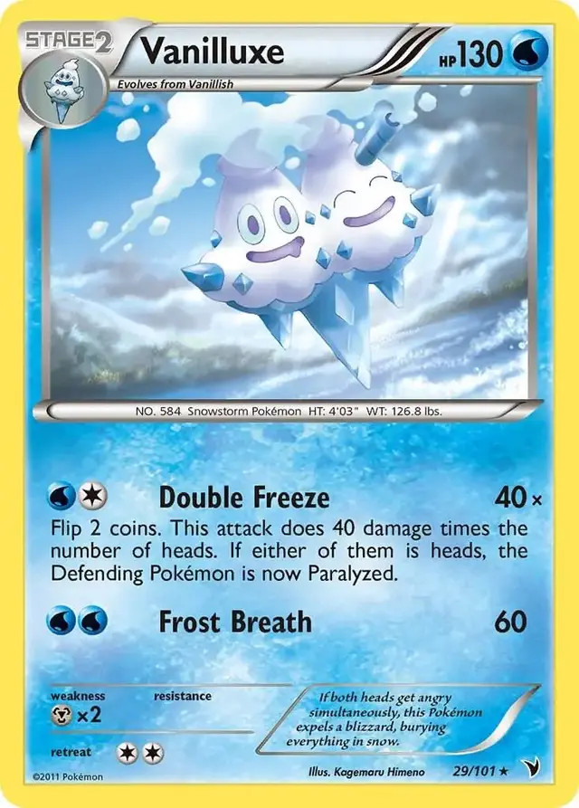 Vanilluxe - Pokemon Noble Victories #29