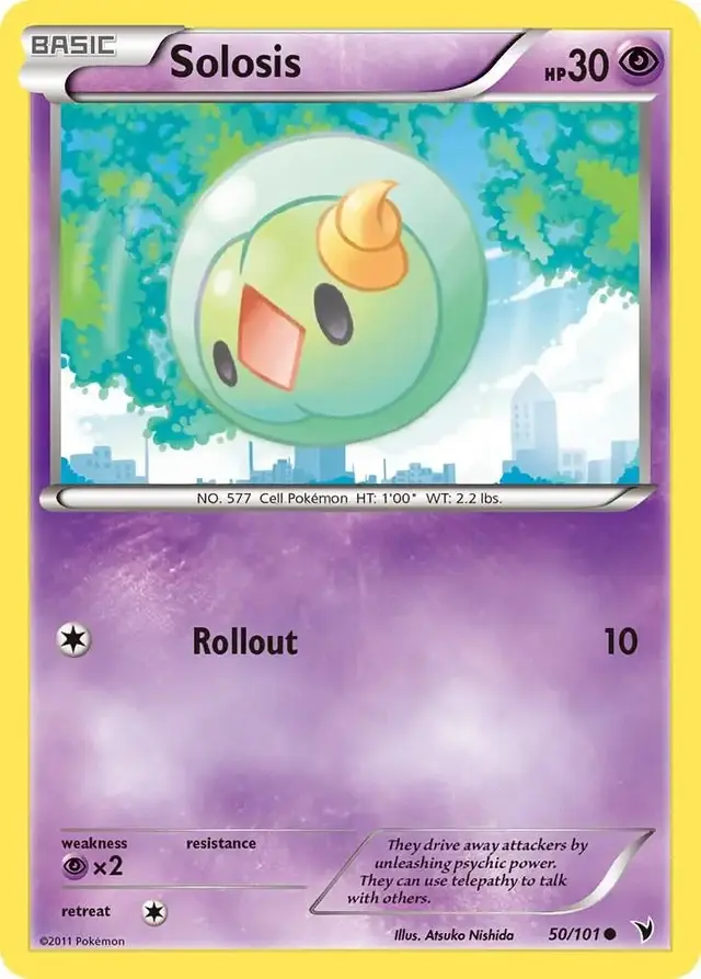 Solosis - Pokemon Noble Victories #50