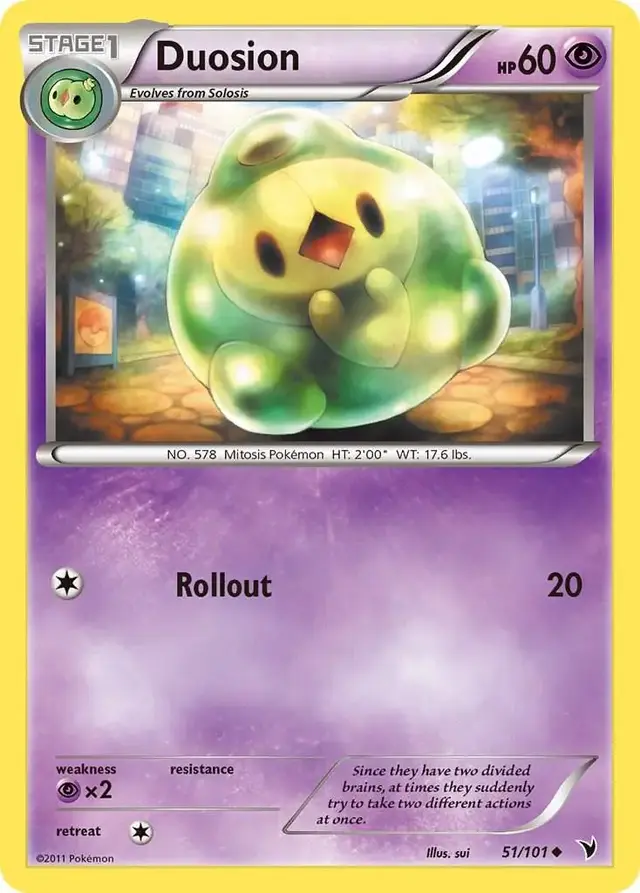 Duosion - Pokemon Noble Victories #51