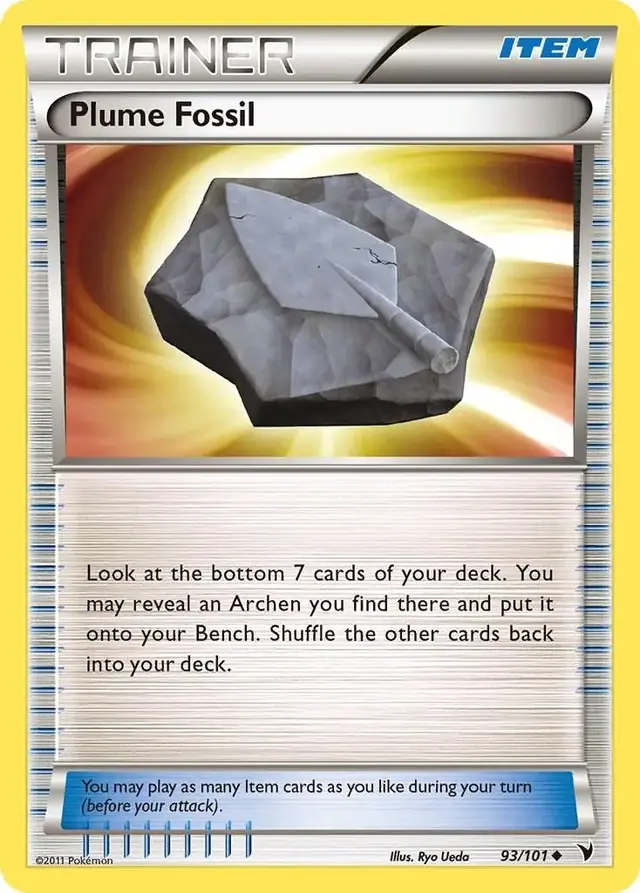 Plume Fossil - Pokemon Noble Victories #93