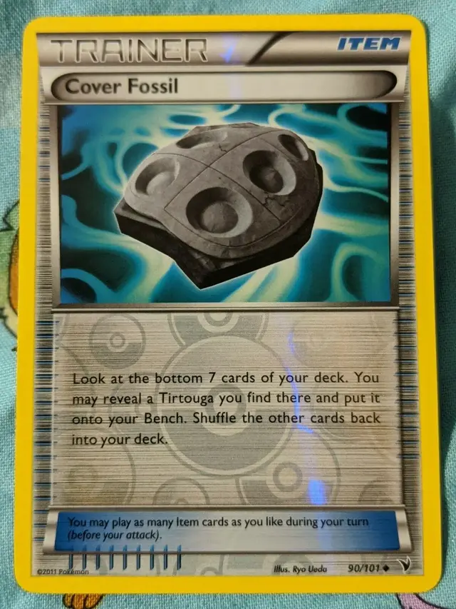 Cover Fossil [Reverse Holo] - Pokemon Noble Victories #90