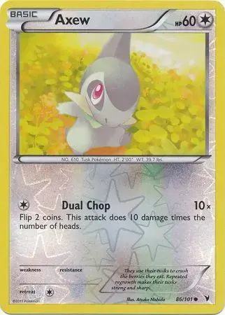 Axew [Reverse Holo] - Pokemon Noble Victories #86