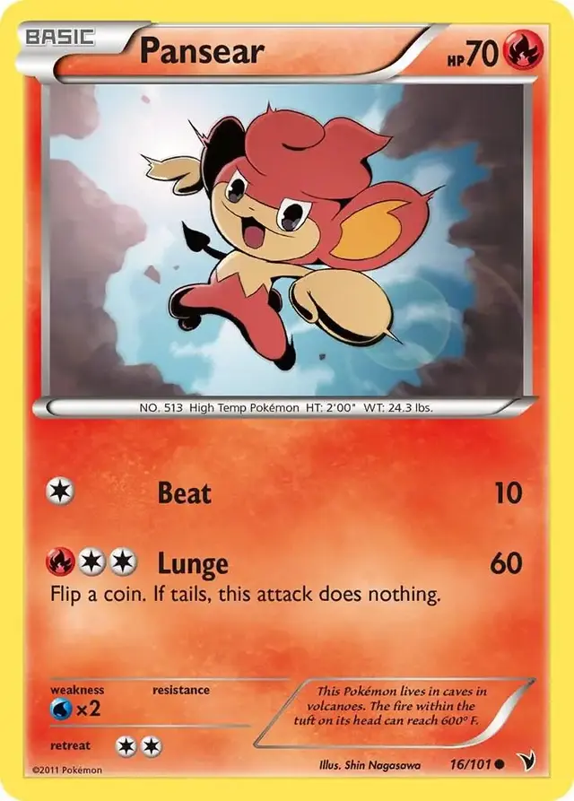 Pansear - Pokemon Noble Victories #16