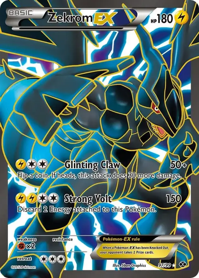 Zekrom EX - Pokemon Next Destinies #97