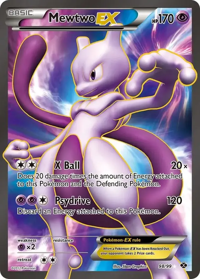 Mewtwo EX - Pokemon Next Destinies #98