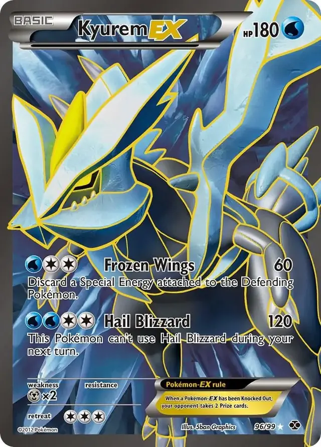 Kyurem EX - Pokemon Next Destinies #96