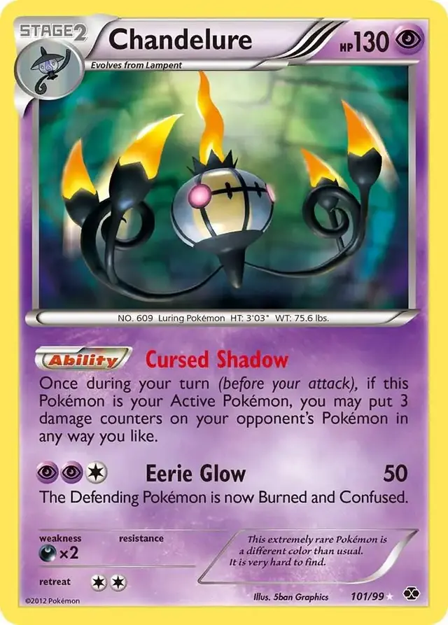 Chandelure - Pokemon Next Destinies #101