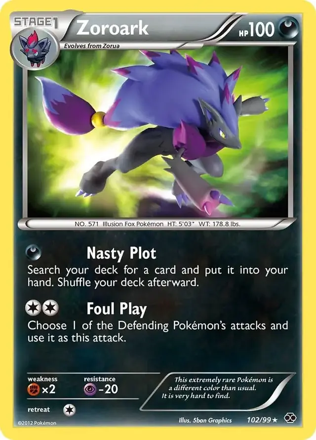 Zoroark - Pokemon Next Destinies #102