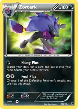 Zoroark #102 - Pokemon Next Destinies