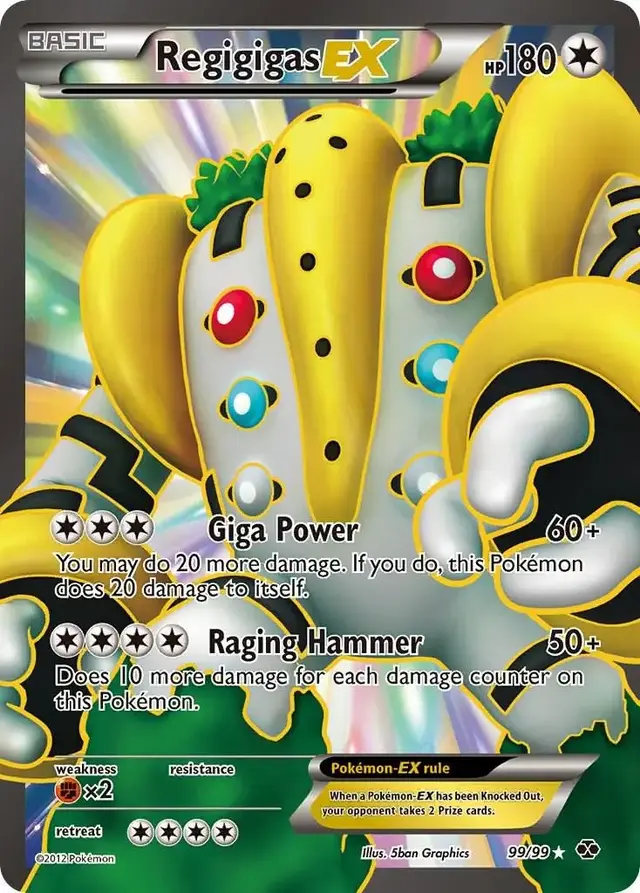 Regigigas EX - Pokemon Next Destinies #99