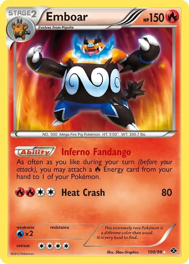 Emboar - Pokemon Next Destinies #100