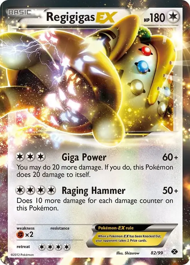 Regigigas EX - Pokemon Next Destinies #82