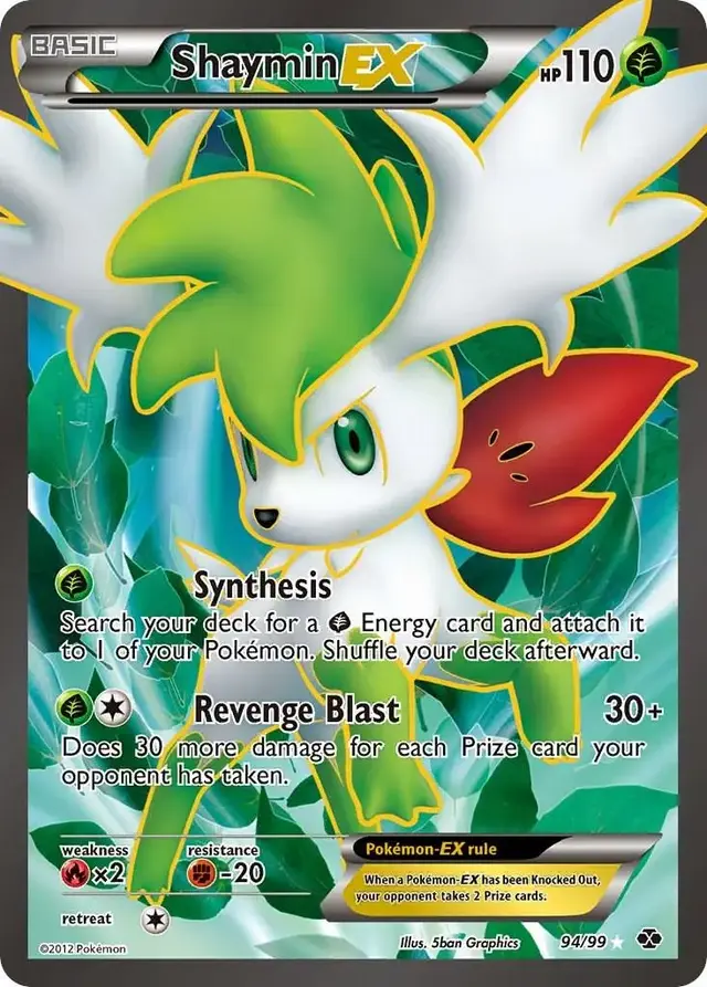 Shaymin EX - Pokemon Next Destinies #94