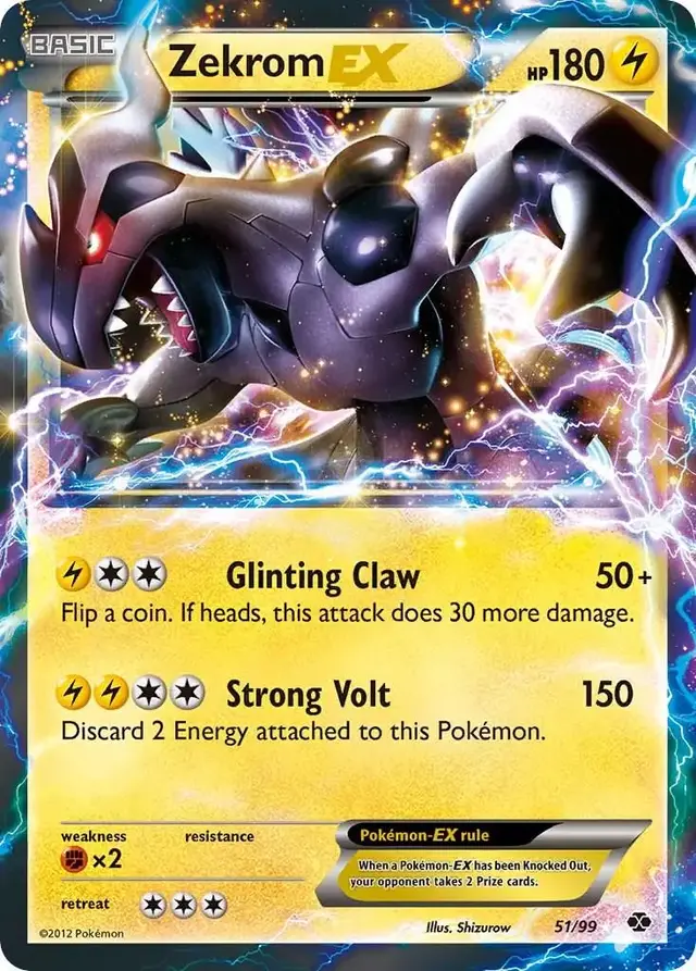 Zekrom EX - Pokemon Next Destinies #51