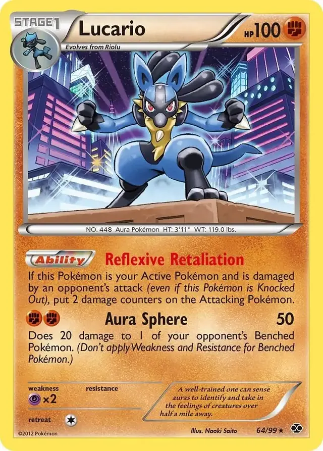 Lucario - Pokemon Next Destinies #64