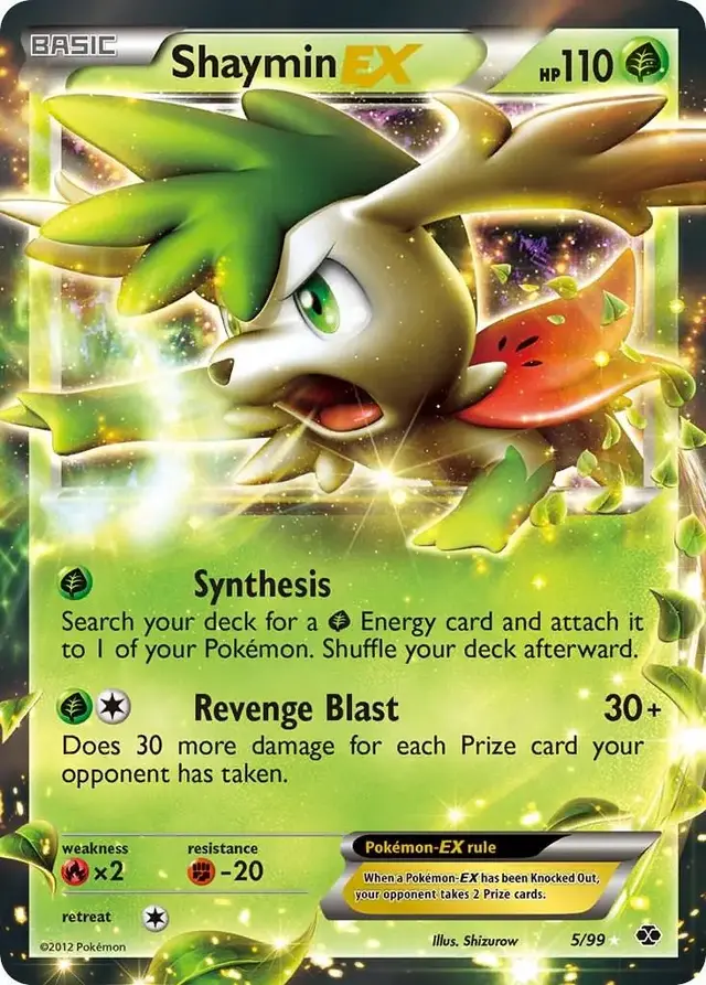 Shaymin EX - Pokemon Next Destinies #5
