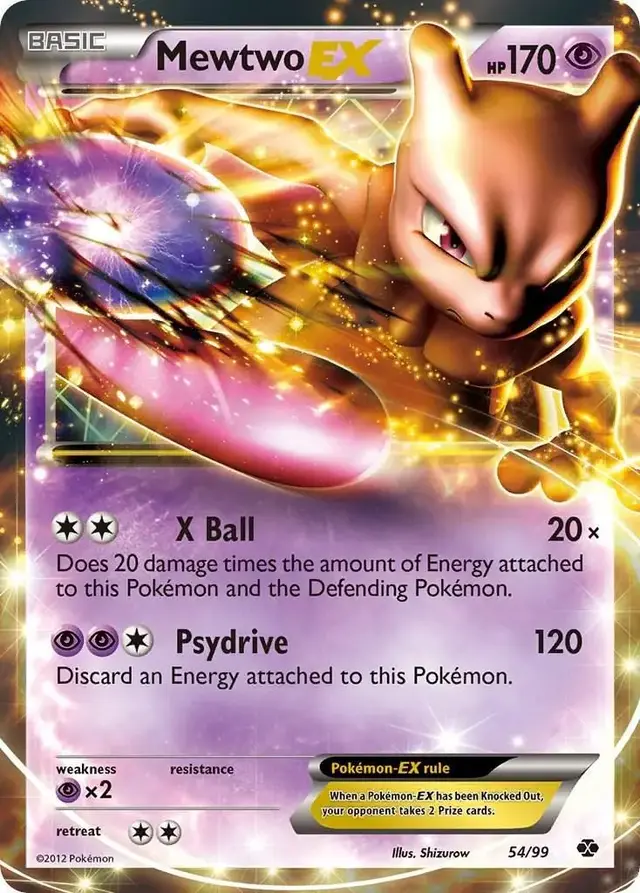 Mewtwo Ex [Jumbo] - Pokemon Next Destinies #54