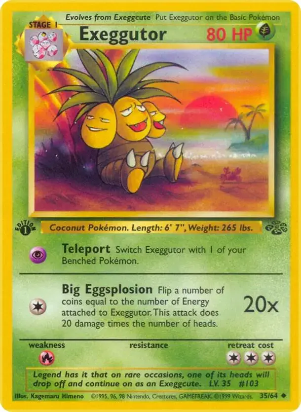 Exeggutor [1st Edition] - Pokemon Jungle #35