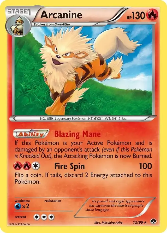 Arcanine - Pokemon Next Destinies #12
