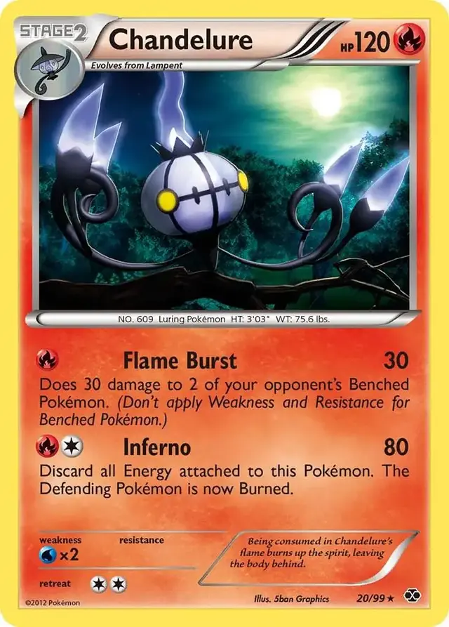 Chandelure - Pokemon Next Destinies #20