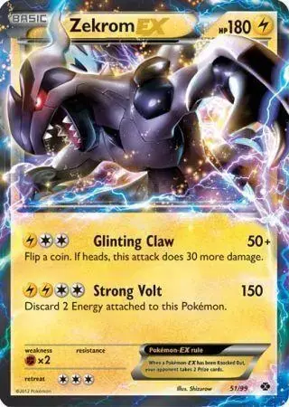 Zekrom EX [Reverse Holo] - Pokemon Next Destinies #51