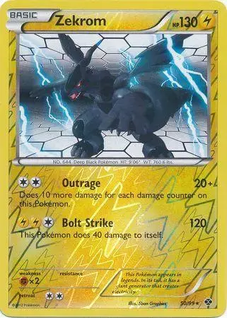Zekrom [Reverse Holo] - Pokemon Next Destinies #50