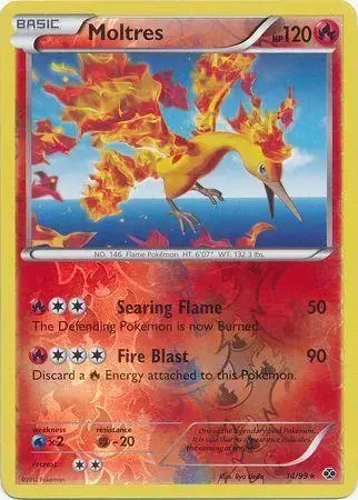 Moltres [Reverse Holo] - Pokemon Next Destinies #14