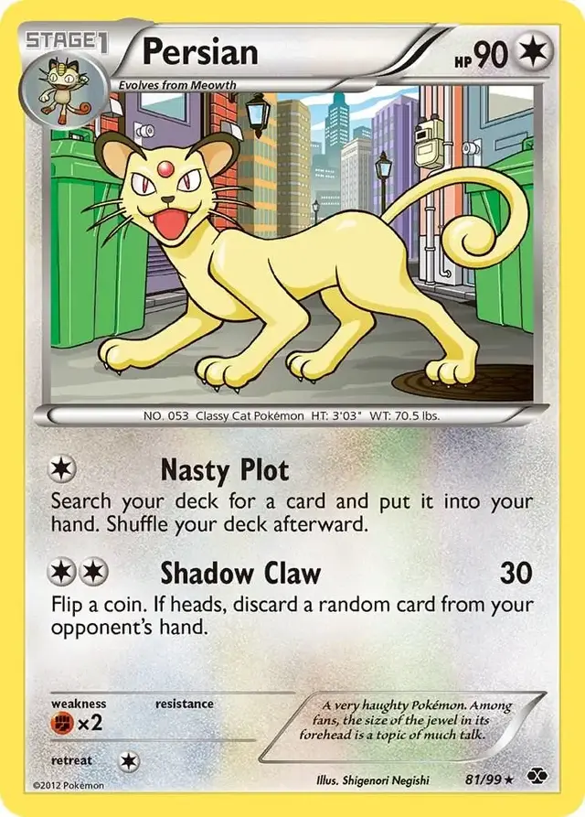 Persian - Pokemon Next Destinies #81