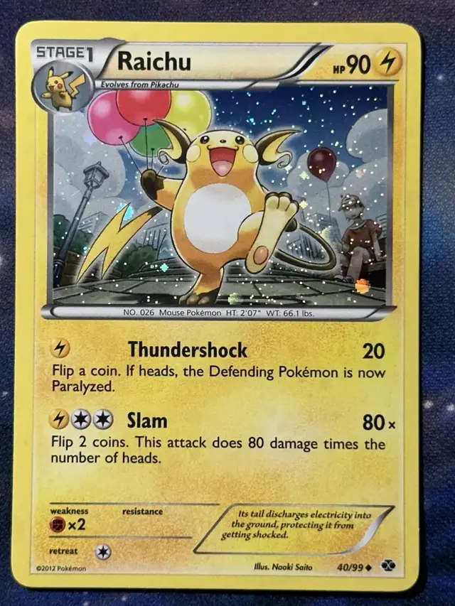 Raichu [Cosmos Holo] - Pokemon Next Destinies #40