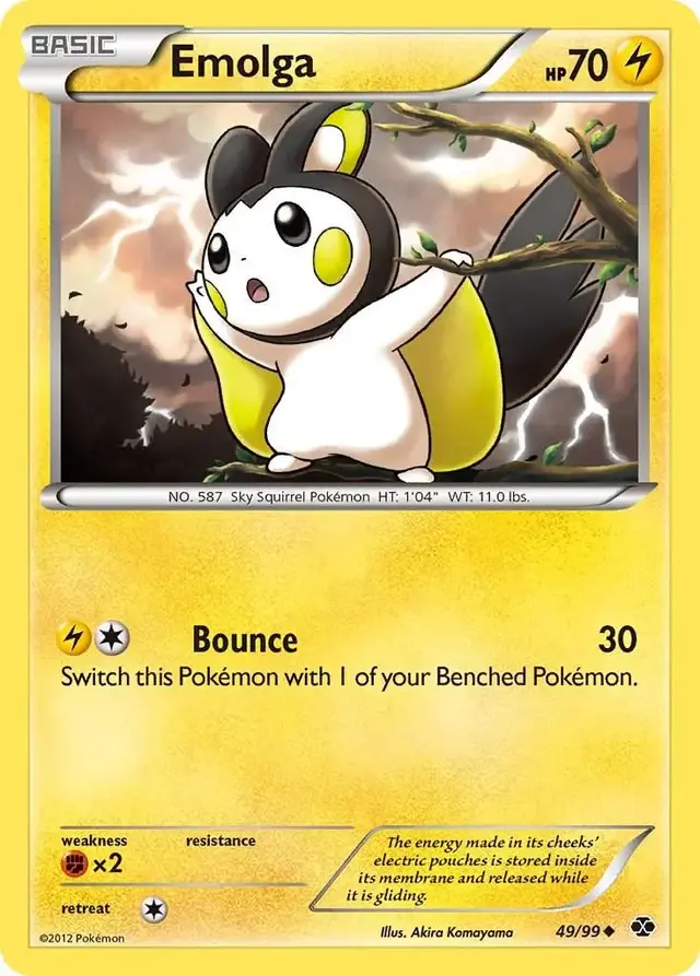 Emolga - Pokemon Next Destinies #49