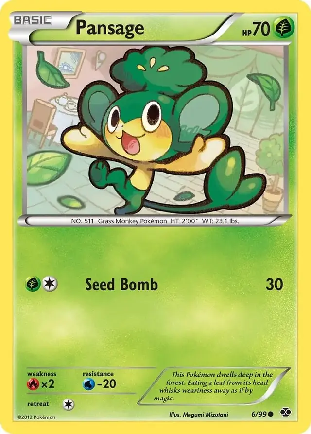 Pansage - Pokemon Next Destinies #6