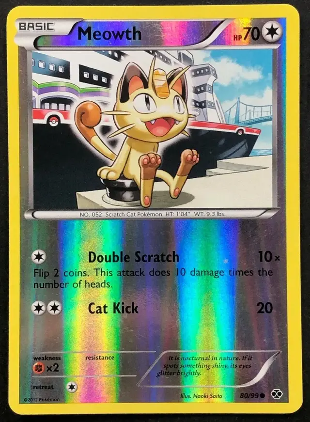Meowth [Reverse Holo] - Pokemon Next Destinies #80