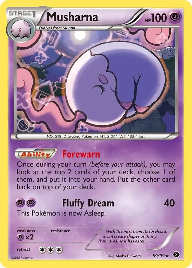 Musharna - Pokemon Next Destinies #59