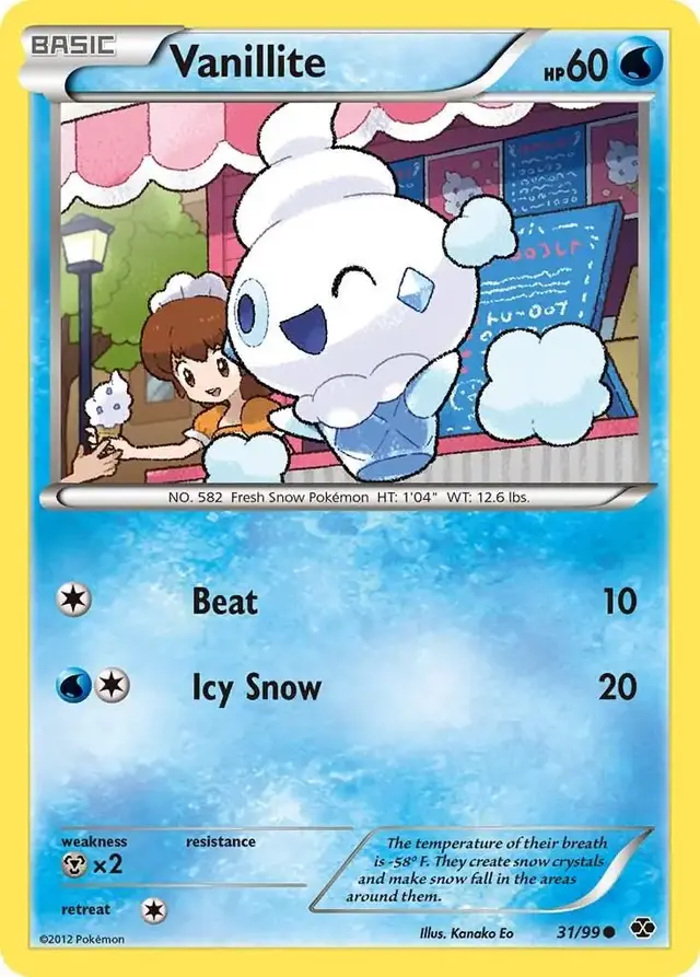 Vanillite - Pokemon Next Destinies #31