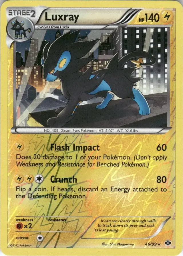 Luxray [Reverse Holo] - Pokemon Next Destinies #46