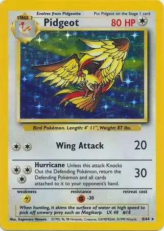 Pidgeot [No Symbol] - Pokemon Jungle #8