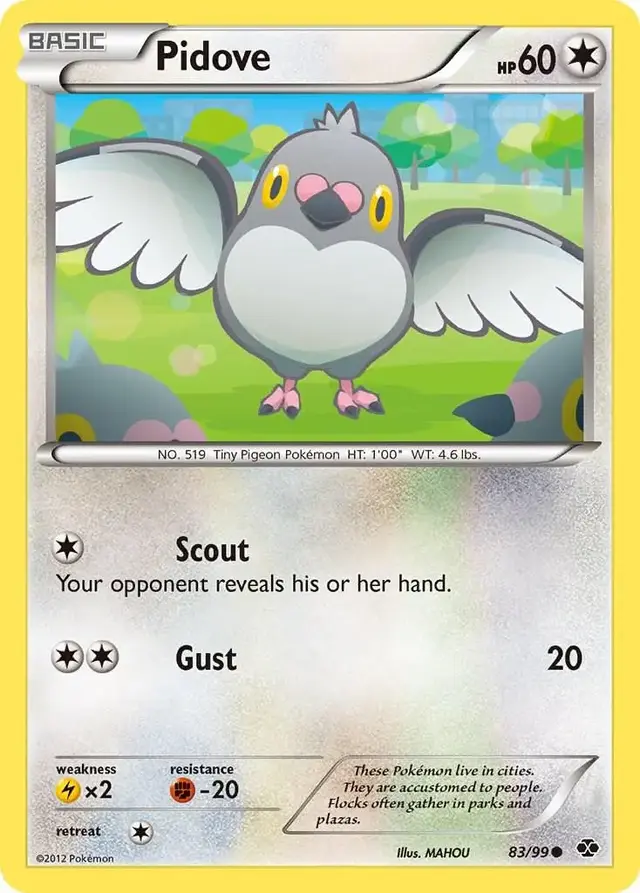 Pidove - Pokemon Next Destinies #83