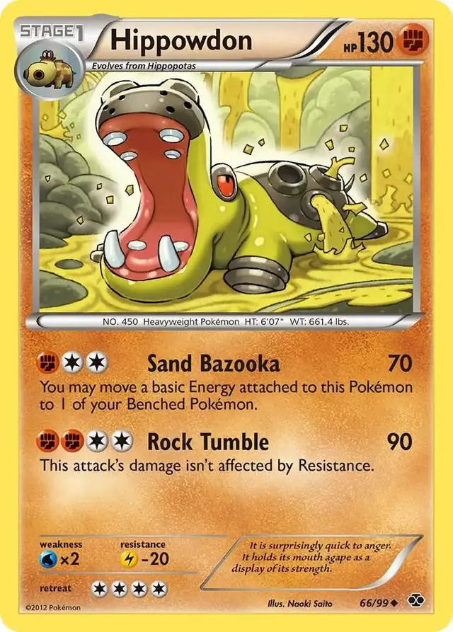 Hippowdon - Pokemon Next Destinies #66