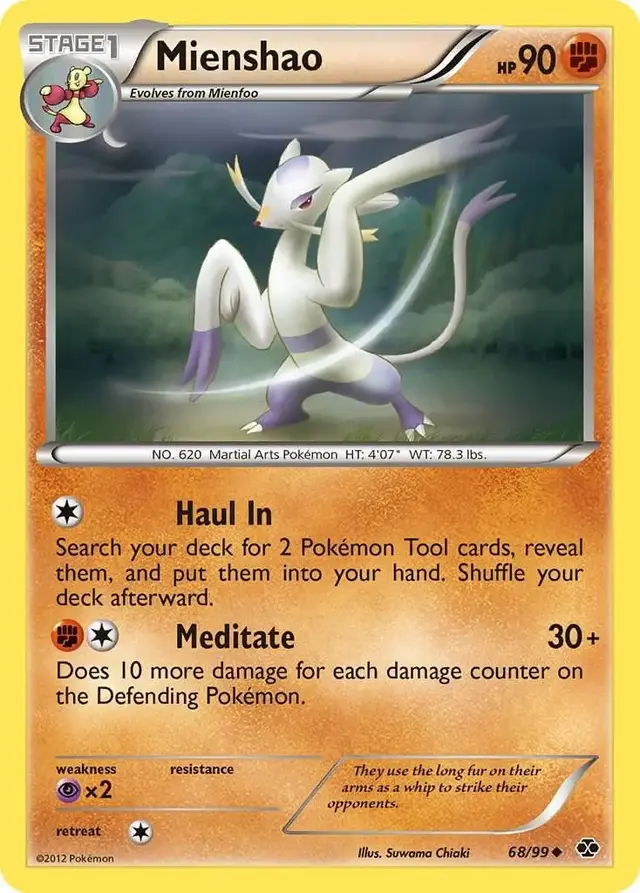 Mienshao - Pokemon Next Destinies #68