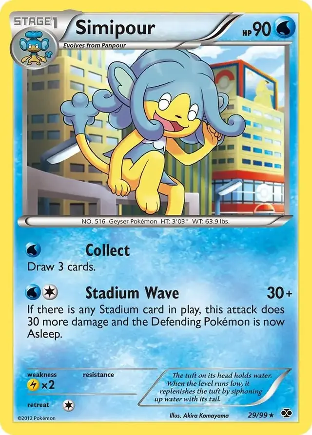Simipour - Pokemon Next Destinies #29