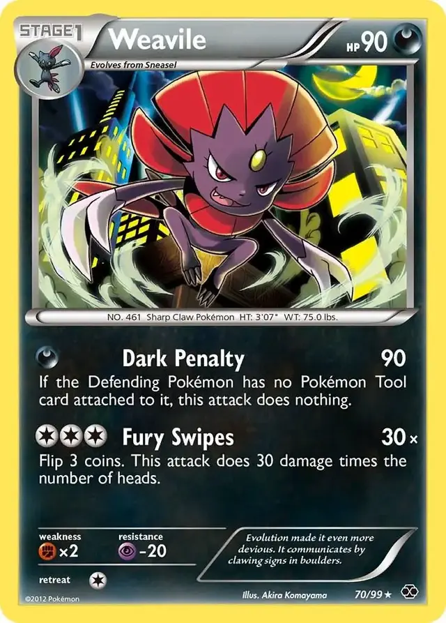 Weavile - Pokemon Next Destinies #70