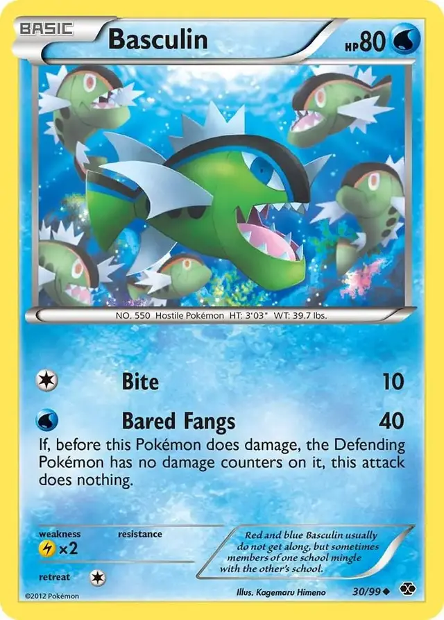Basculin - Pokemon Next Destinies #30