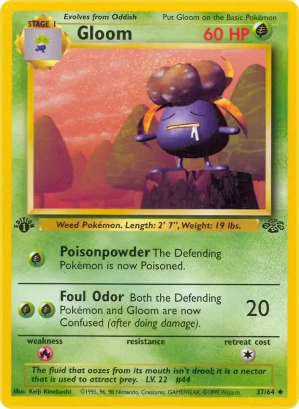 Gloom [1st Edition] - Pokemon Jungle #37