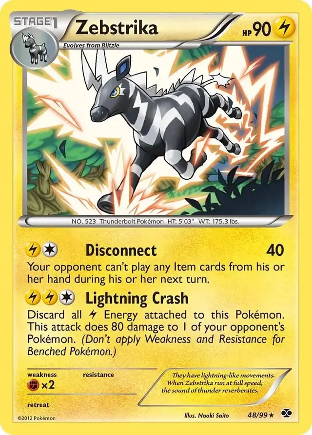 Zebstrika - Pokemon Next Destinies #48