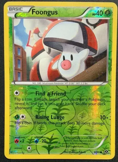 Foongus [Reverse Holo] - Pokemon Next Destinies #8